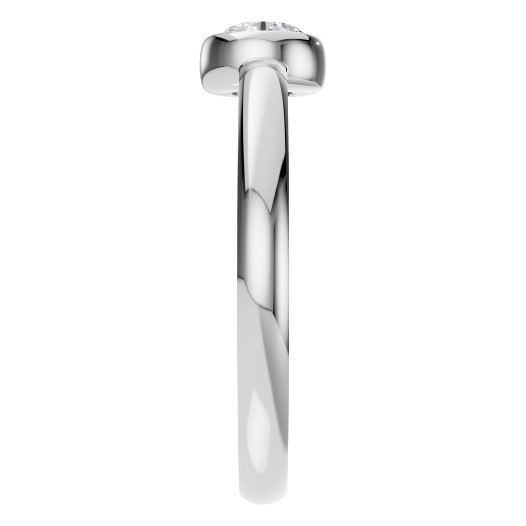 RI-3444 White Gold Ring SET - Side View