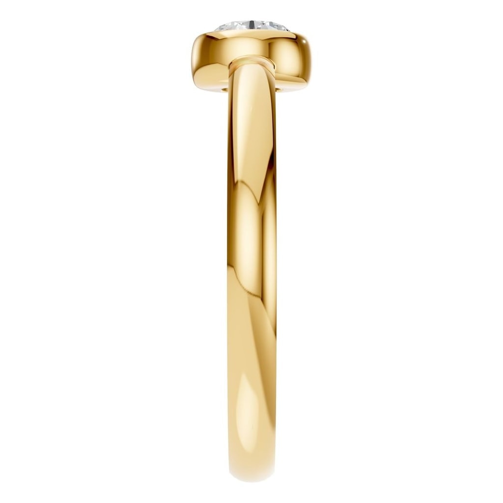 RI-3444 Yellow Gold Ring SET - Side View