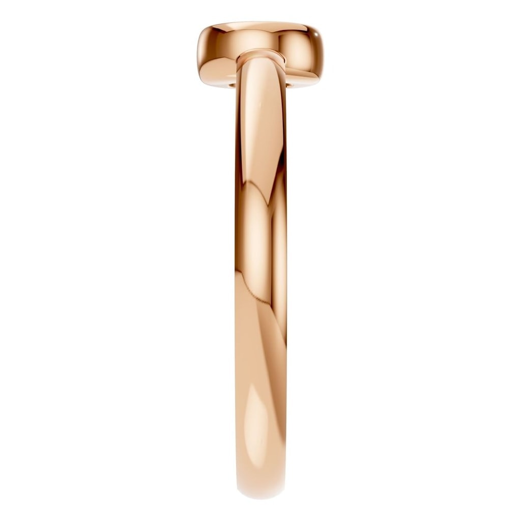RI-3444 Rose Gold Ring UNSET - Side View