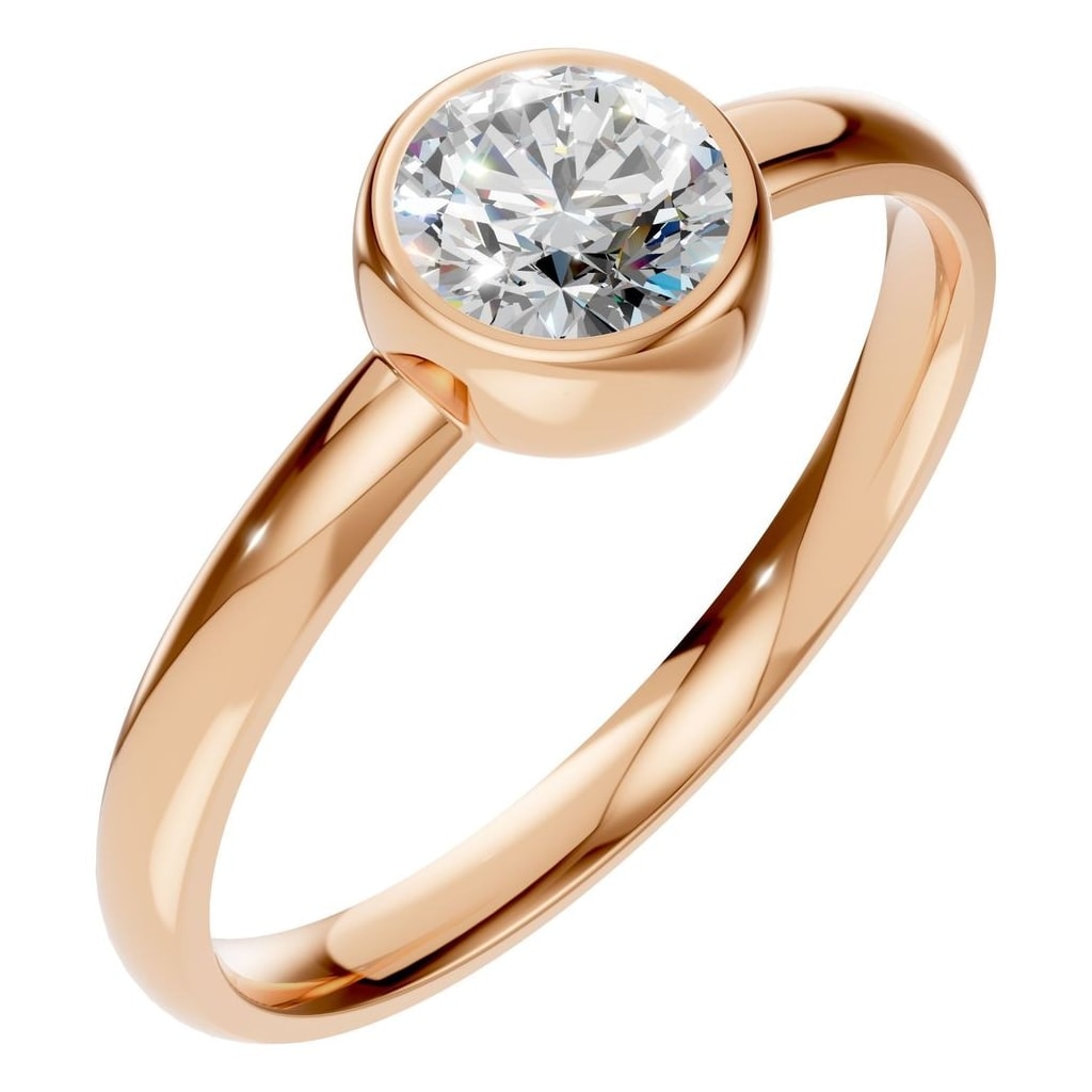 RI-3444 Rose Gold Ring SET - Main View