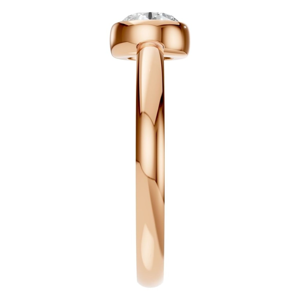 RI-3444 Rose Gold Ring SET - Side View