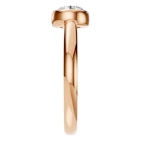 RI-3444 Rose Gold Ring SET - Side View