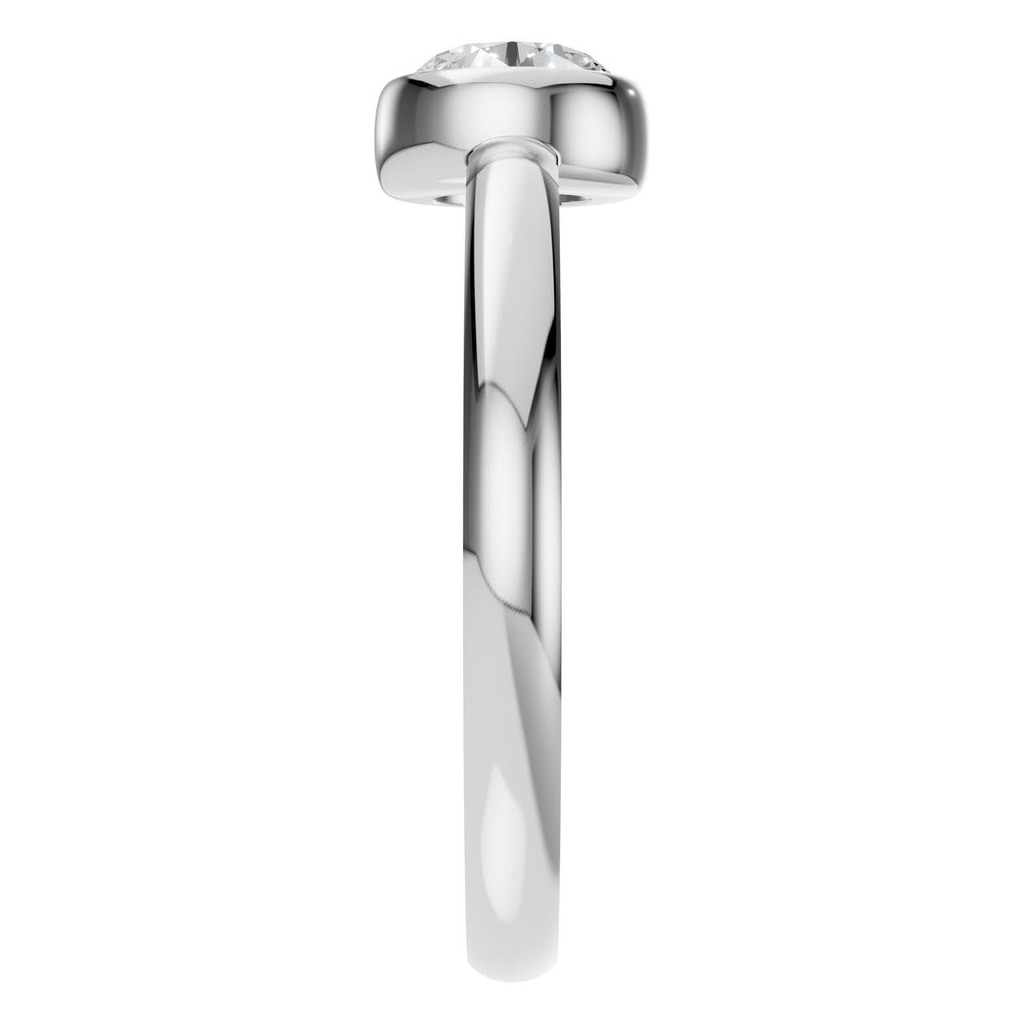 RI-3444 White Gold Ring SET - Side View