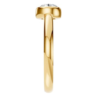 RI-3444 Yellow Gold Ring SET - Side View