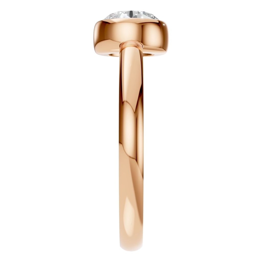 RI-3444 Rose Gold Ring SET - Side View