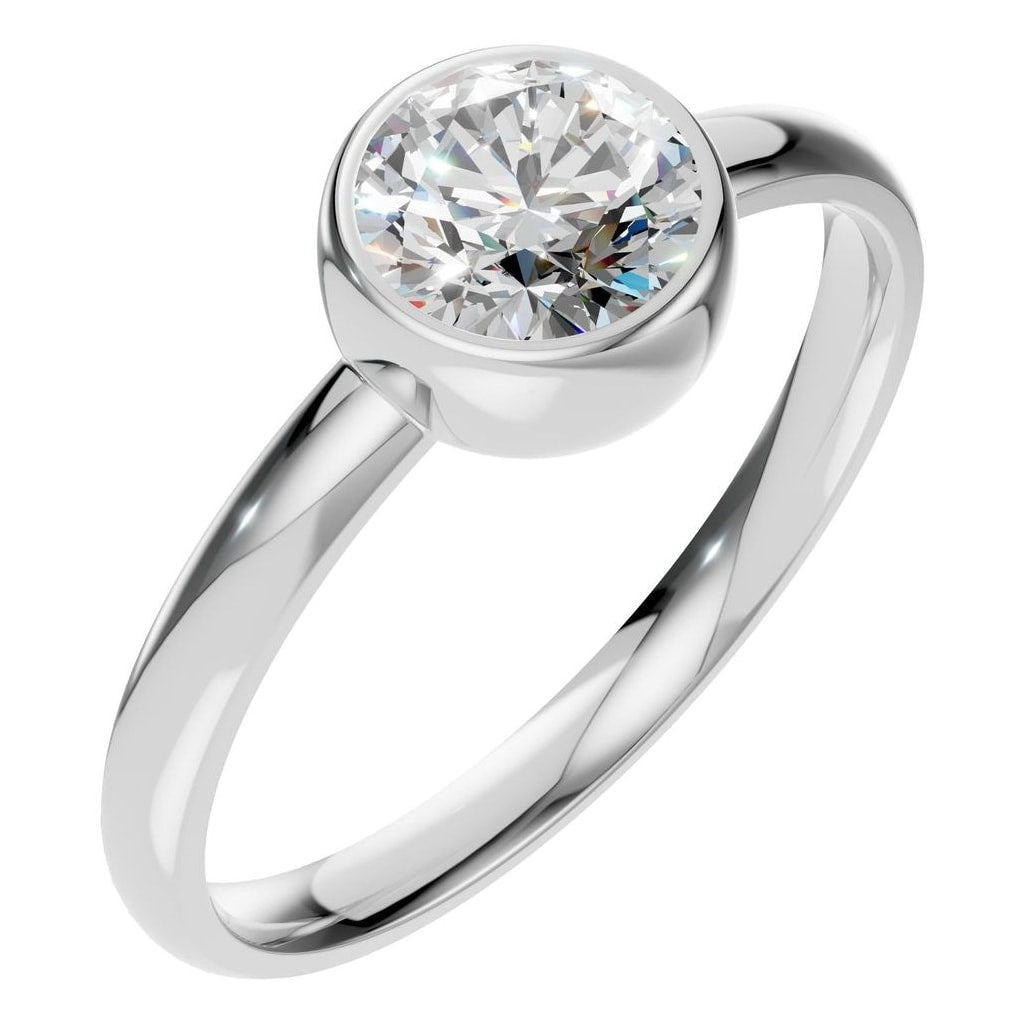 RI-3444 White Gold Ring SET - Main View