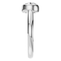 RI-3444 White Gold Ring SET - Side View