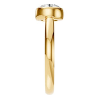 RI-3444 Yellow Gold Ring SET - Side View