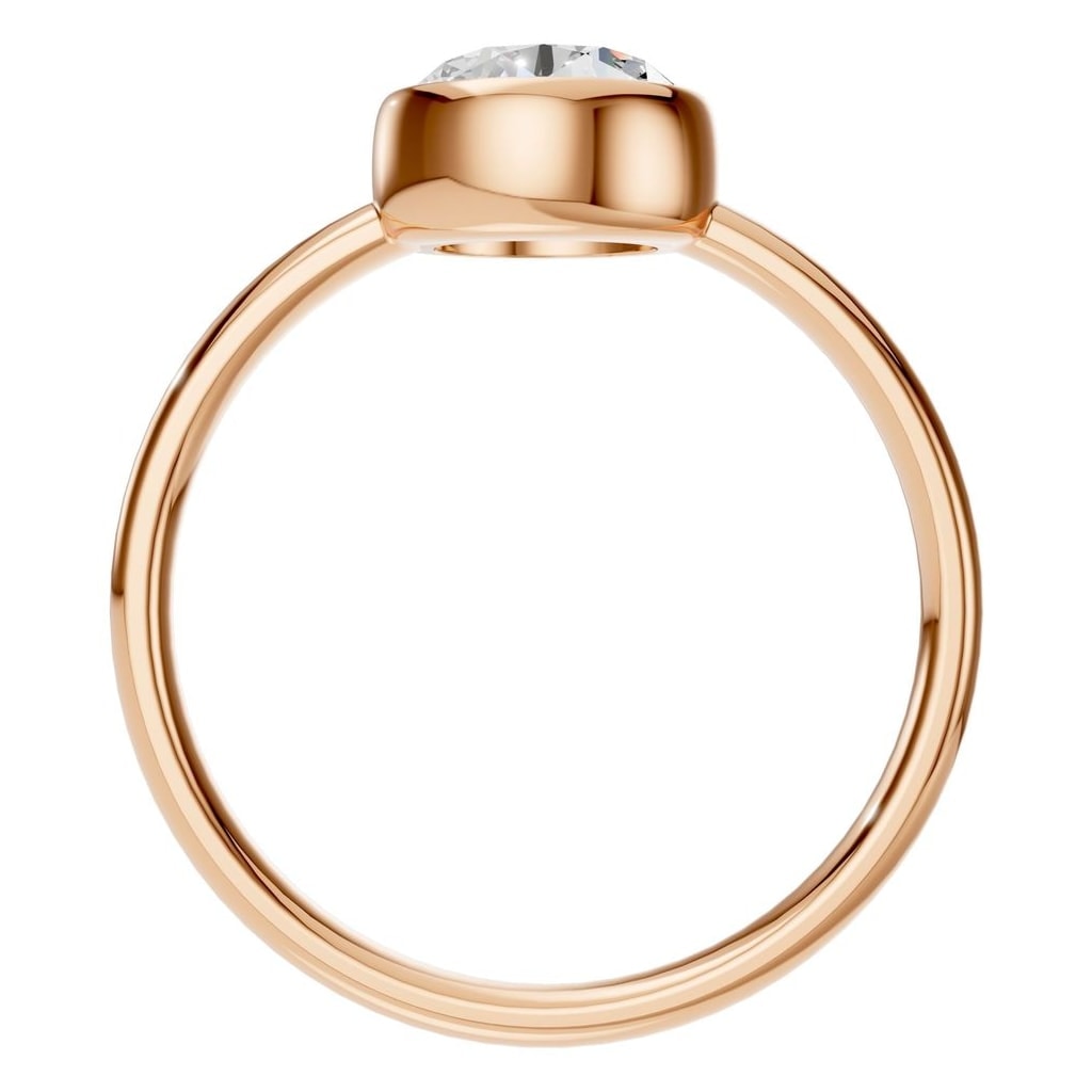 RI-3444 Rose Gold Ring SET - Top View