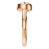 RI-3444 Rose Gold Ring SET - Side View