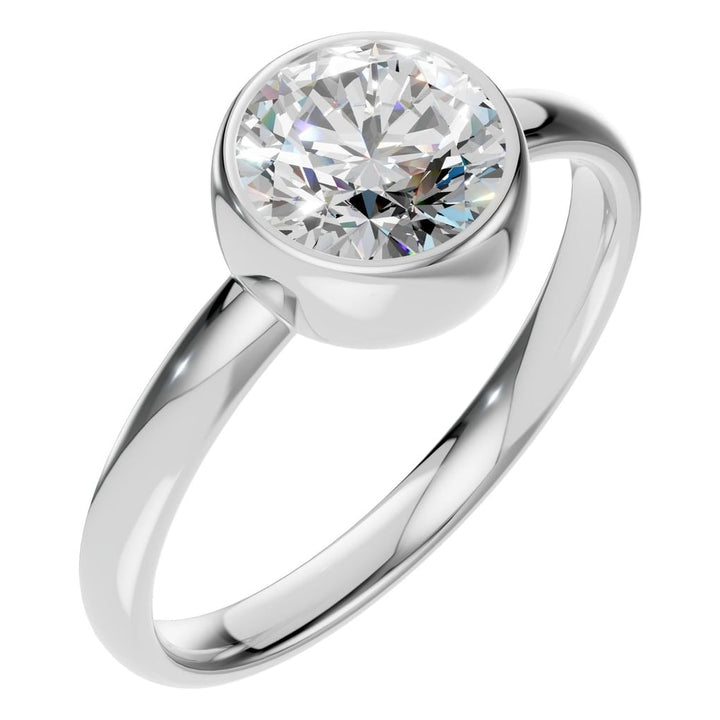 Solitaire Ring Mounting - Round 6.5mm