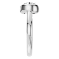 RI-3444 White Gold Ring SET - Side View