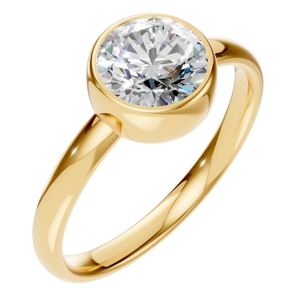 RI-3444 Yellow Gold Ring SET - Main View