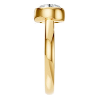 RI-3444 Yellow Gold Ring SET - Side View