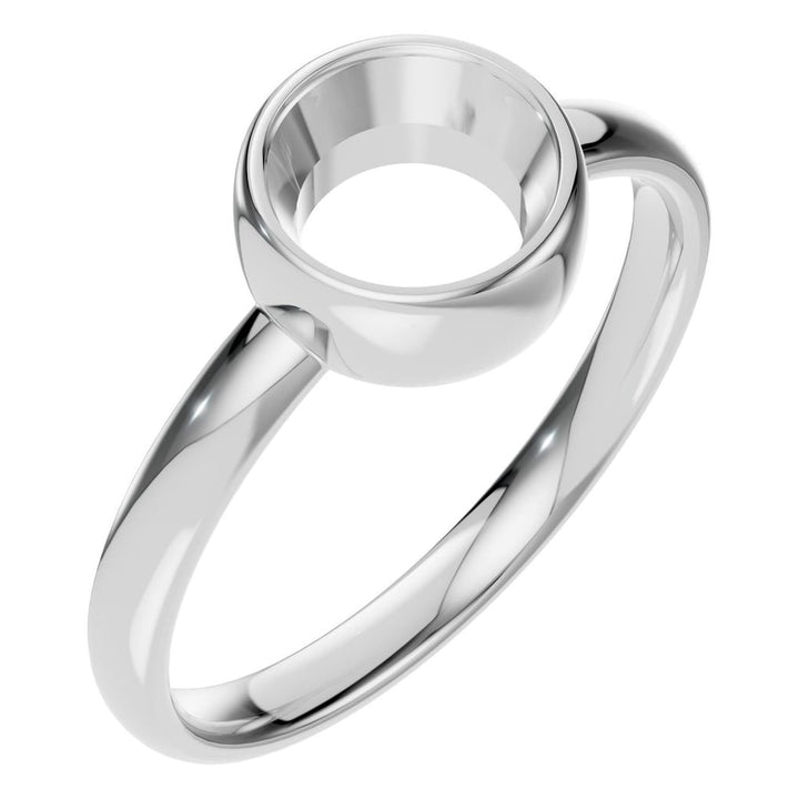 Solitaire Ring Mounting - Round 6.5mm
