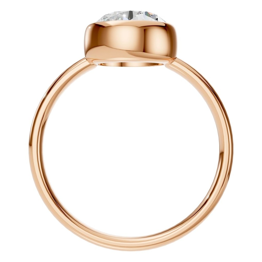 RI-3444 Rose Gold Ring SET - Top View