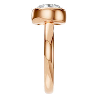RI-3444 Rose Gold Ring SET - Side View