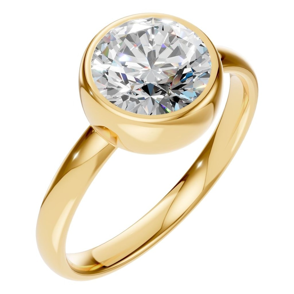 RI-3444 Yellow Gold Ring SET - Main View
