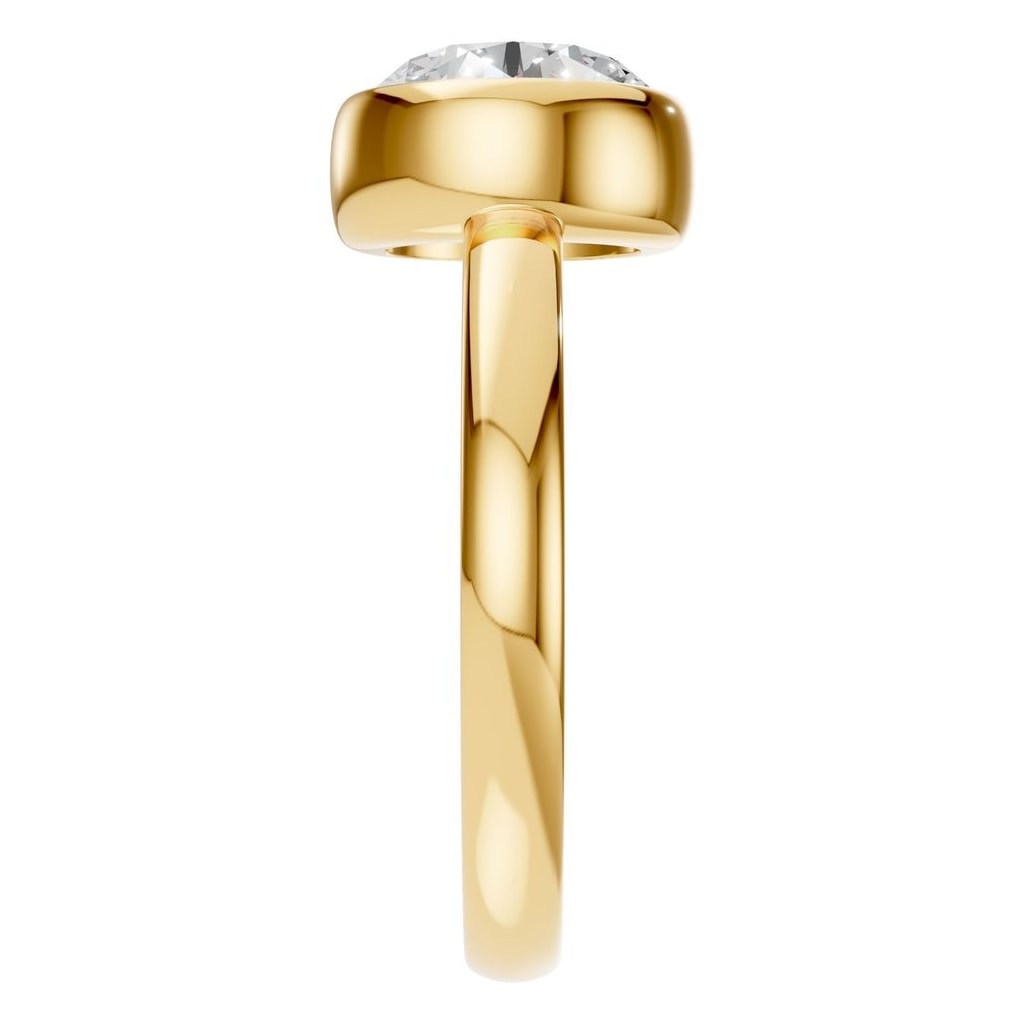 RI-3444 Yellow Gold Ring SET - Side View