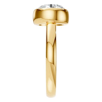 RI-3444 Yellow Gold Ring SET - Side View