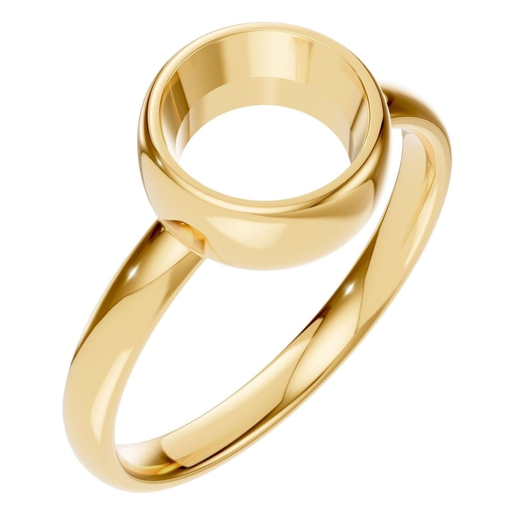 RI-3444 Yellow Gold Ring UNSET - Main View
