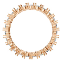 RI-3497 Rose Gold Ring SET - Top View
