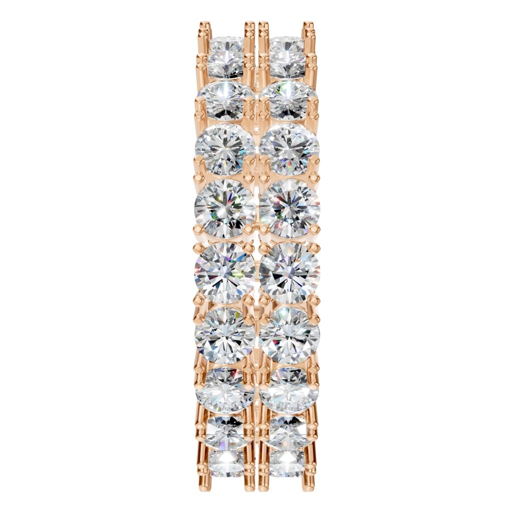 RI-3497 Rose Gold Ring SET - Side View