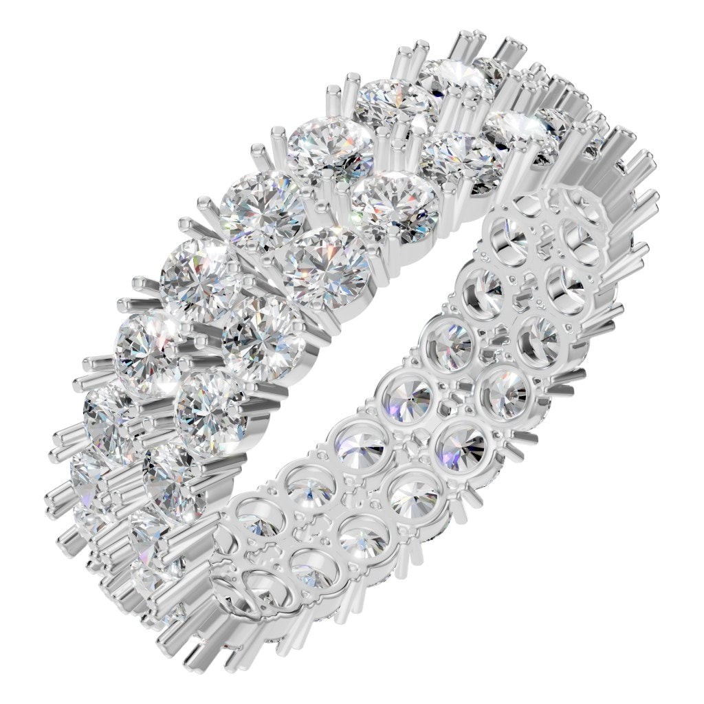RI-3497 White Gold Ring SET - Main View