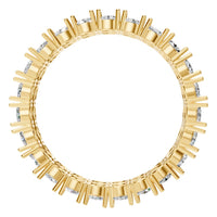 RI-3497 Yellow Gold Ring SET - Top View