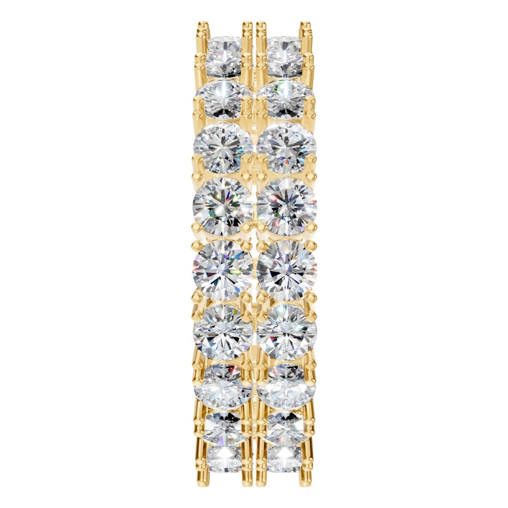 RI-3497 Yellow Gold Ring SET - Side View