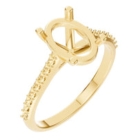 RI-3762 Yellow Gold Ring UNSET - Main View