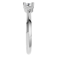 RI-3865 White Gold Ring SET - Side View