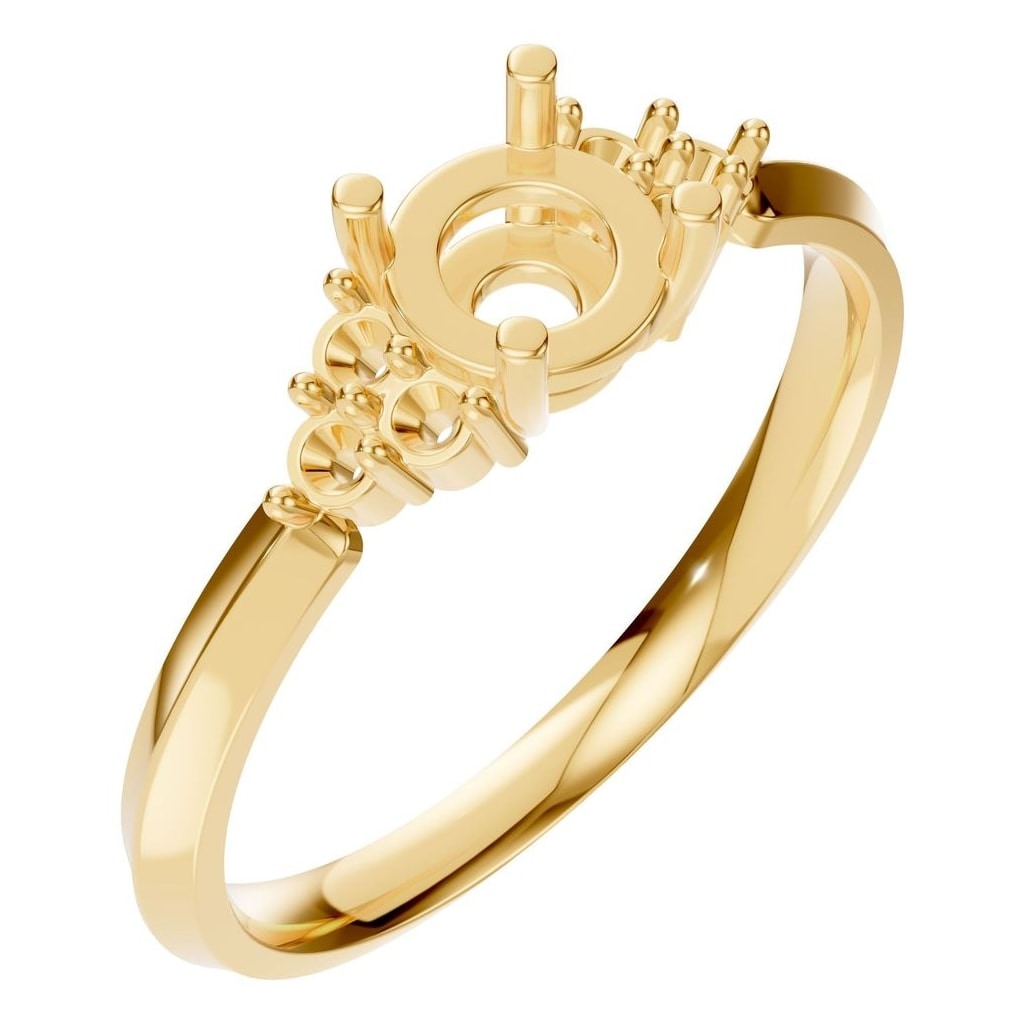 RI-3865 Yellow Gold Ring UNSET - Main View