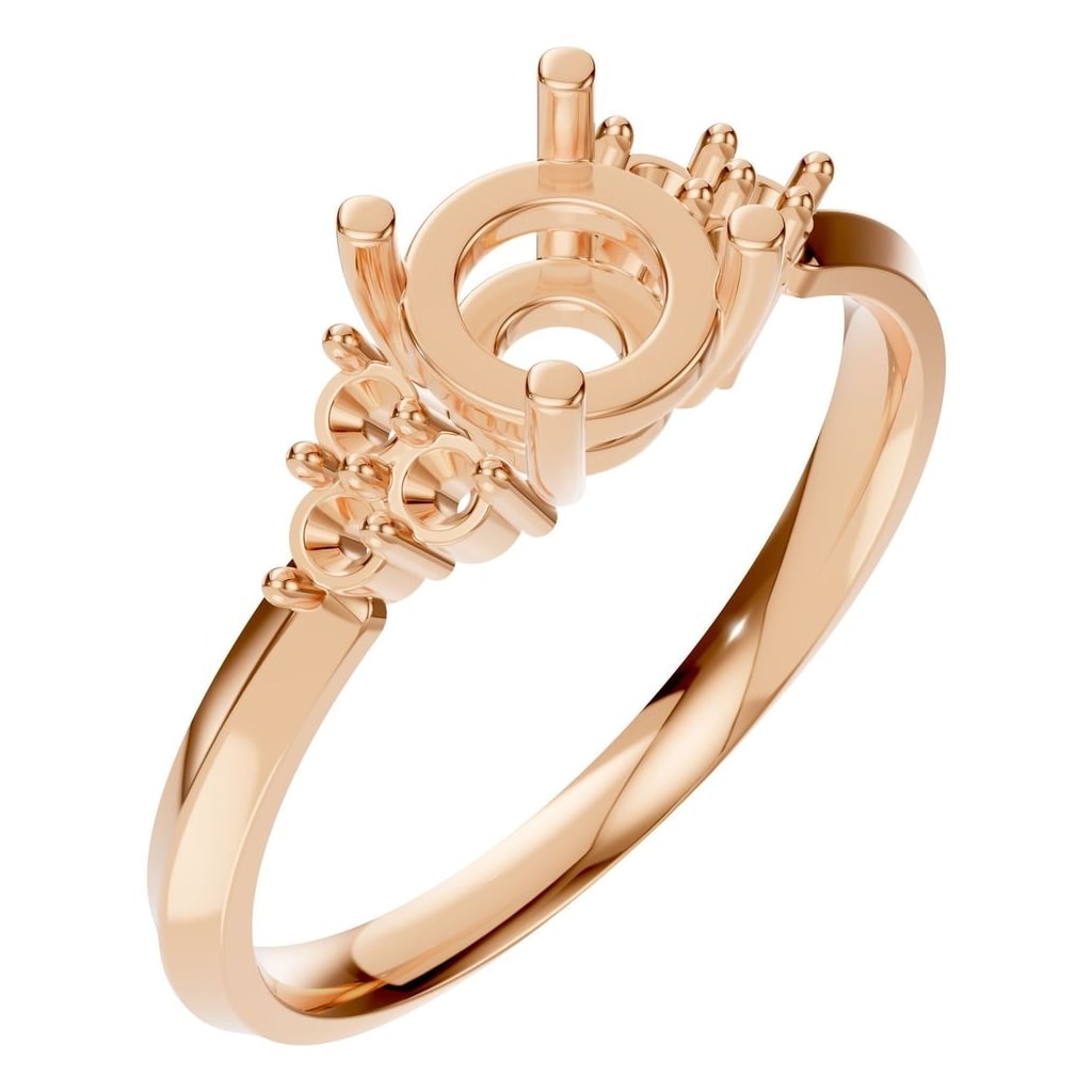 RI-3865 Rose Gold Ring UNSET - Main View