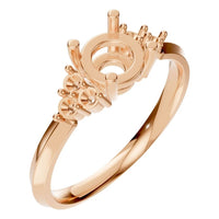 RI-3865 Rose Gold Ring UNSET - Main View
