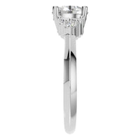 RI-3865 White Gold Ring SET - Side View