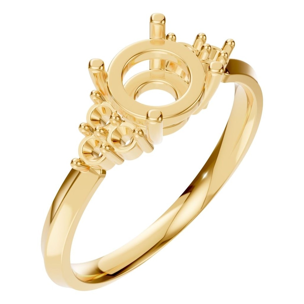 RI-3865 Yellow Gold Ring UNSET - Main View