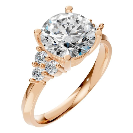 RI-3865 Rose Gold Ring SET - Main View
