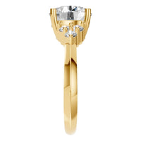 RI-3865 Yellow Gold Ring SET - Side View
