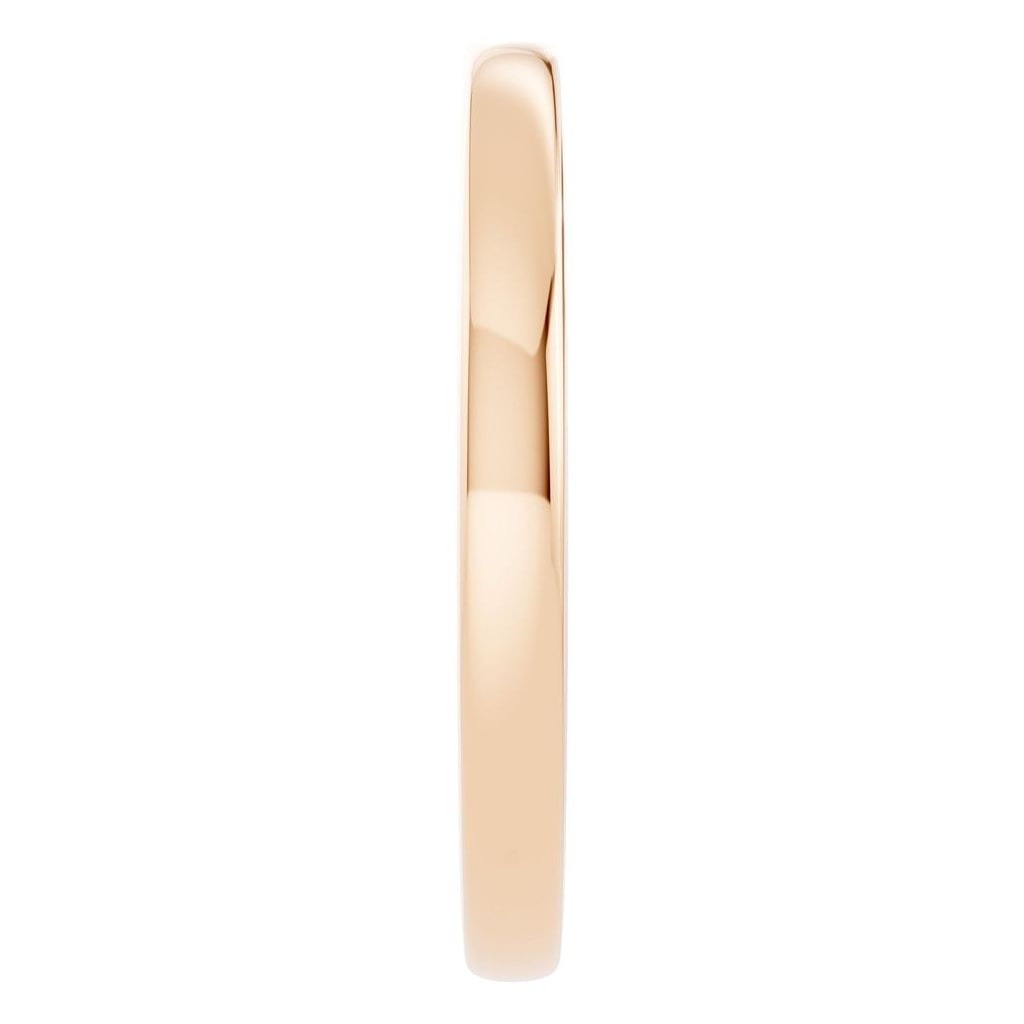 RI-4018 Rose Gold Ring UNSET - Side View