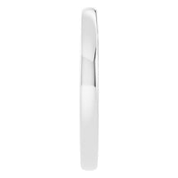 RI-4018 White Gold Ring UNSET - Side View