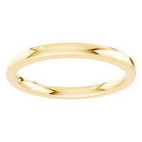 RI-4018 Yellow Gold Ring UNSET - Front View