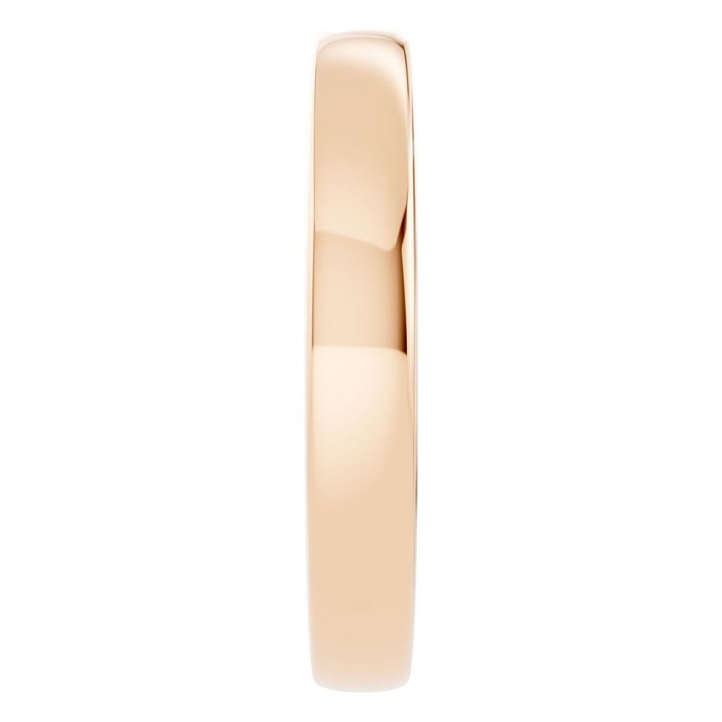 RI-4018 Rose Gold Ring UNSET - Side View