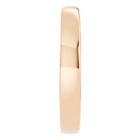 RI-4018 Rose Gold Ring UNSET - Side View