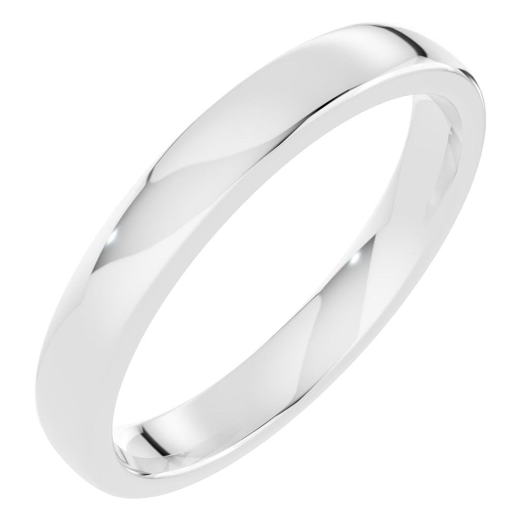 RI-4018 White Gold Ring UNSET - Main View