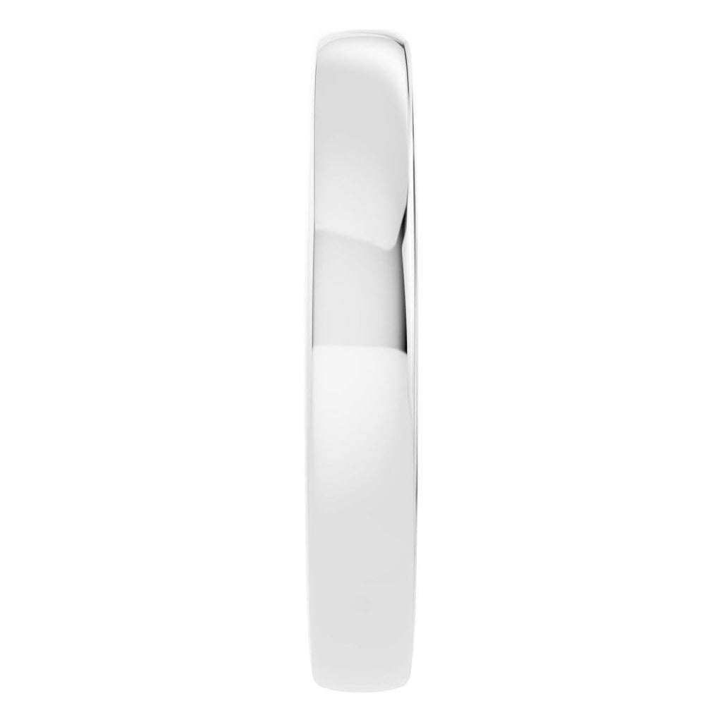 RI-4018 White Gold Ring UNSET - Side View