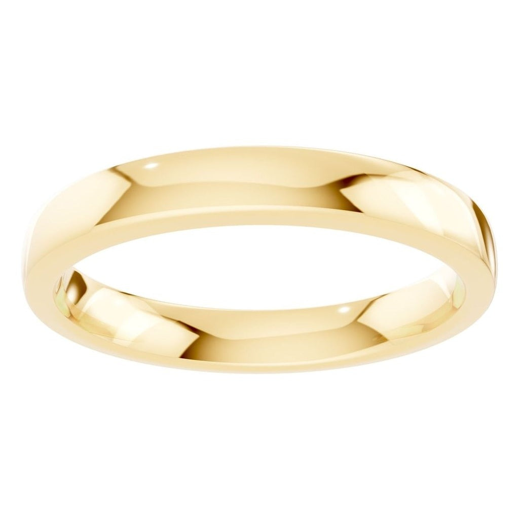 RI-4018 Yellow Gold Ring UNSET - Front View