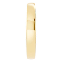 RI-4018 Yellow Gold Ring UNSET - Side View
