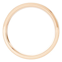 RI-4018 Rose Gold Ring UNSET - Top View
