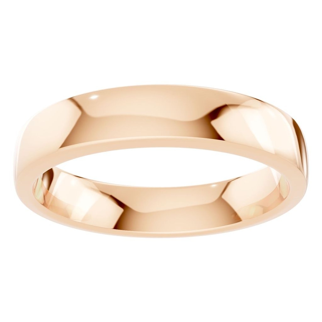 RI-4018 Rose Gold Ring UNSET - Front View